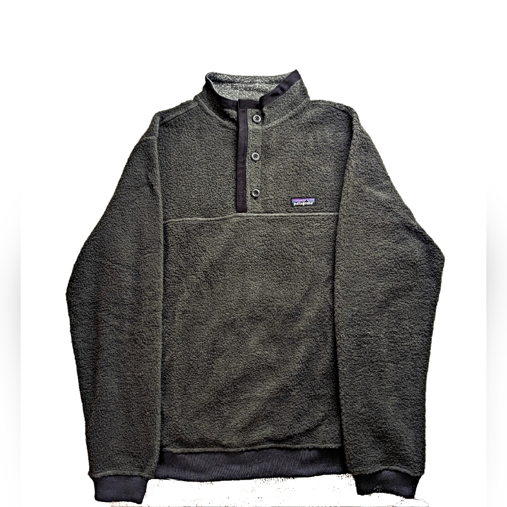 Patagonia Shearling Button Pullover Fleece NWT